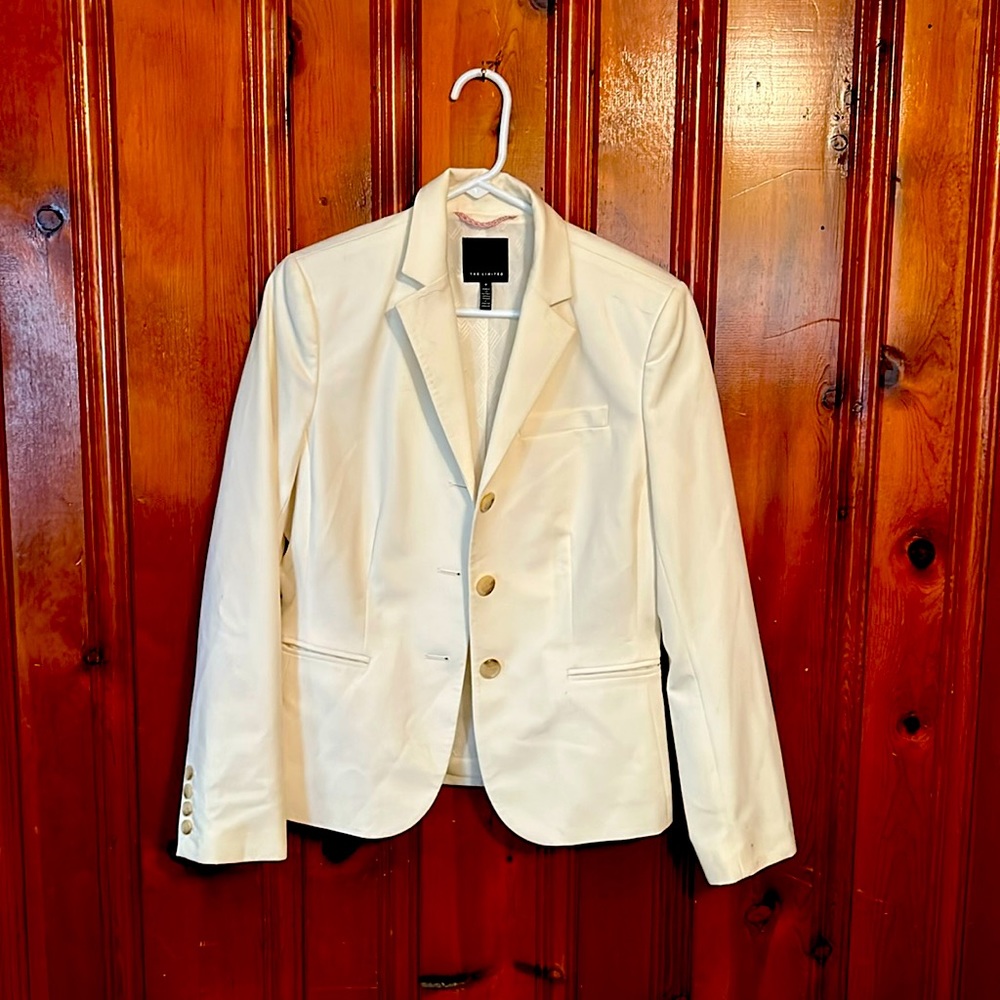 The limited, small, cream blazer